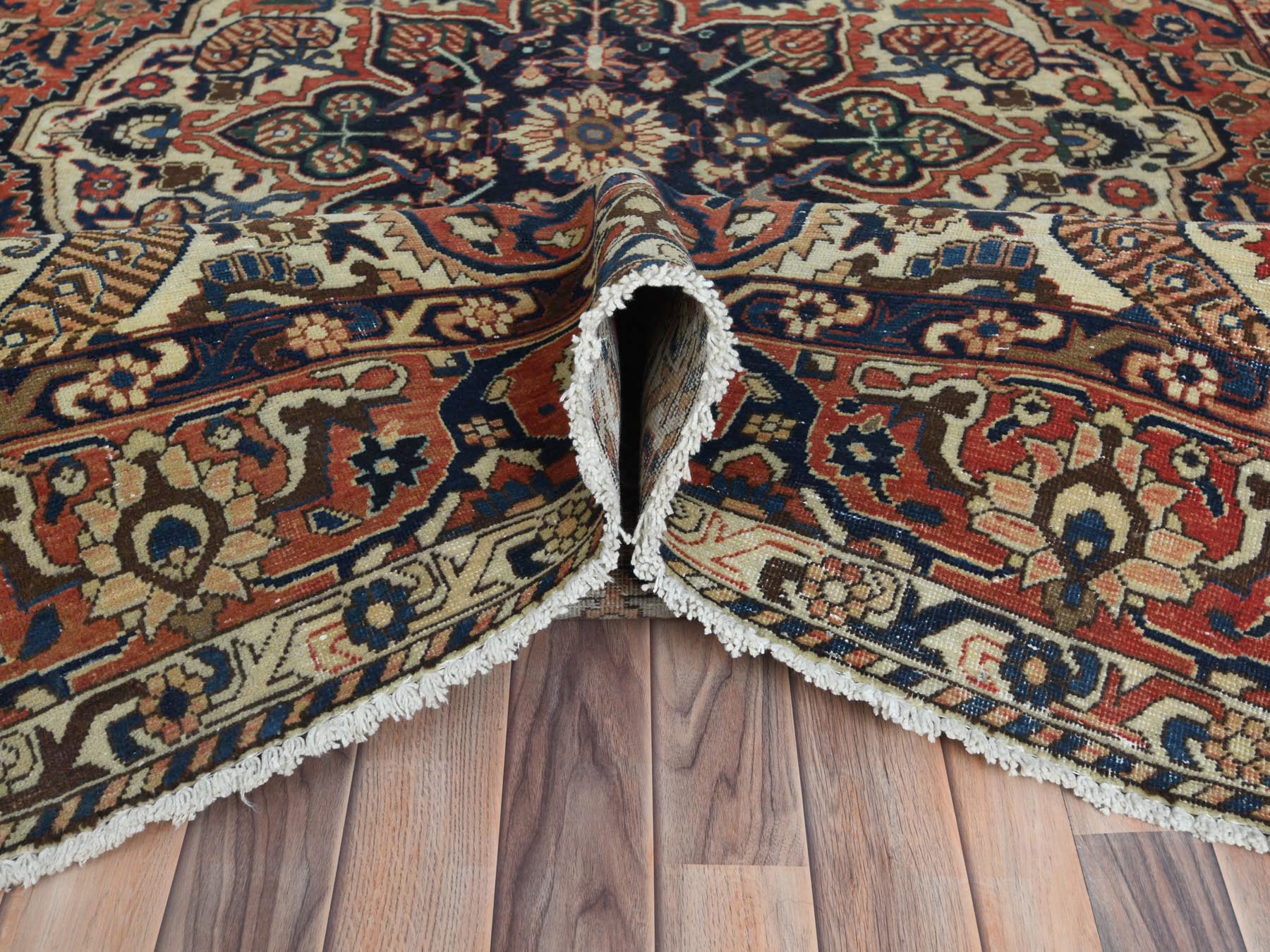 Overdyed & Vintage Rugs LUV730593